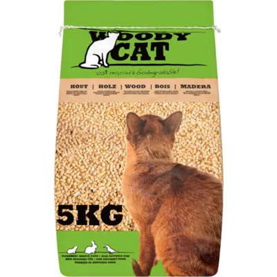 Woody Cat Houtkorrel 5 kg