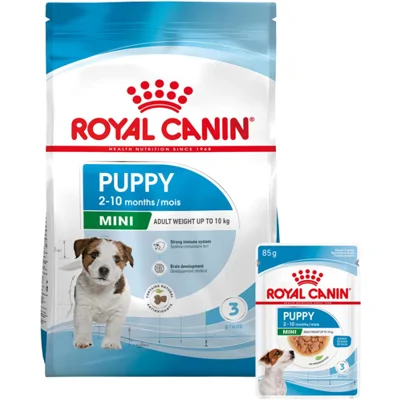 Royal Canin Mini Puppy Combi Bundel - 8 kg + 12 x 85 g