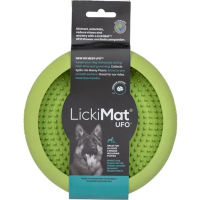 Lickimat Ufo - Groen - 24,0 x 18,3 x 4,2 cm