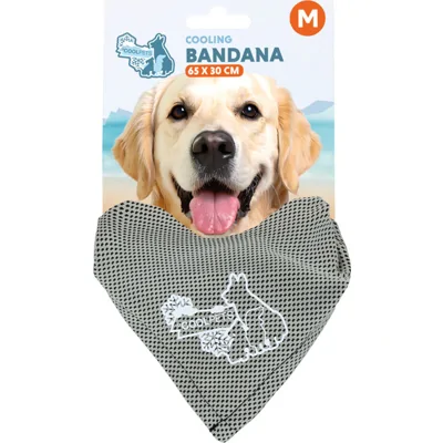 CoolPets Cooling Bandana - Beige - M