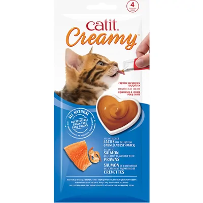 Catit Creamy - 4 x 10 g - Atlantische Zalm
