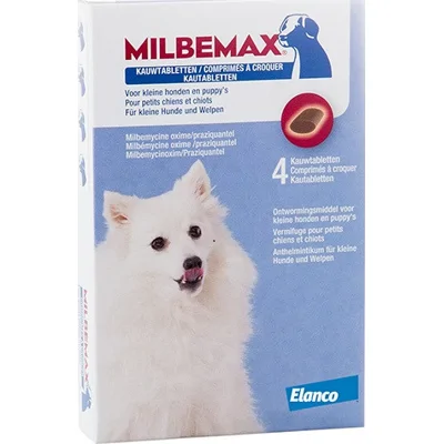 Milbemax Kleine Hond 4 Kauwtabletten