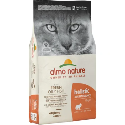 Almo Nature Holistic Adult Cat Witvis & Rijst 12 kg
