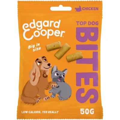 Edgard & Cooper Bites Large Kip hondensnacks 50 gram