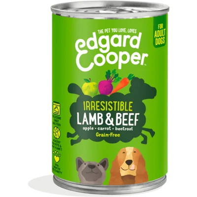 Edgard & Cooper Lam & Rund hond natvoer blik 400 gram