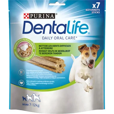 Purina DentaLife Daily Oral Care Small kauwsnacks hond 7 stuks