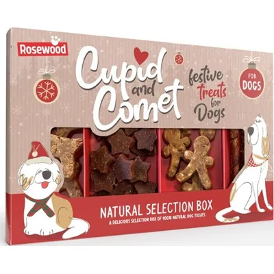 Rosewood Cupid&Comet Traktatiedoos Natural hondensnacks 175 gram