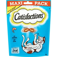 Catisfactions met zalm kattensnack maxi pack 180 g