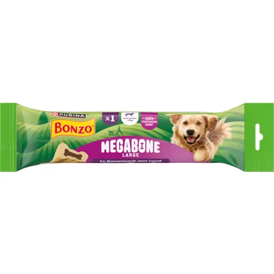 Purina Bonzo Megabone (groot) hondensnack (200 gr) 12 stuks