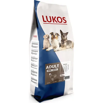 Lukos Adult Mini/Small - premium hondenvoer 2 x 12 kg