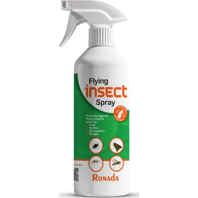 Ronada Spray Tegen Vliegende Insecten - Lange werking - Vrij van gif - Krachtige formule