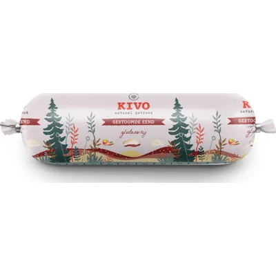12x Kivo Gestoomde Eend 600 gr