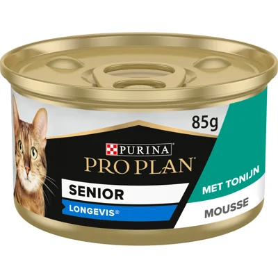 24x Pro Plan Cat Blik Mousse Adult 7+ Tonijn 85 gr
