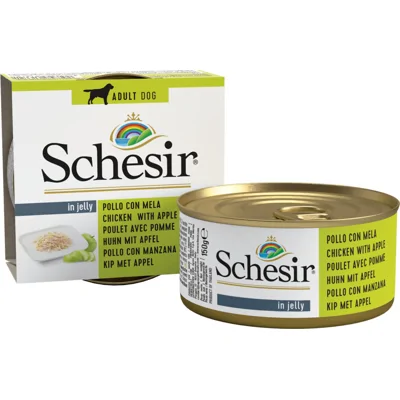 Schesir Hondenvoer Kip - Appel 150 gr