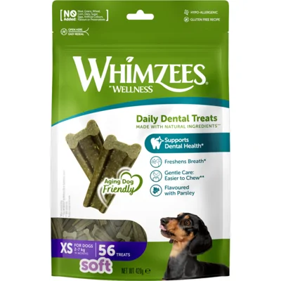 Whimzees Value Bag Soft XS 56 stuks