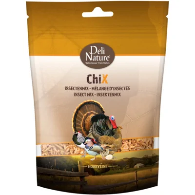 10x Deli Nature Chix Insectenmix 180 gr