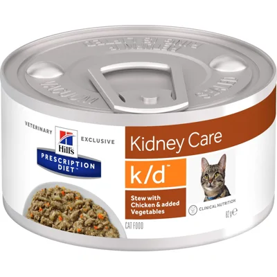 Hill's k/d Kidney Care Stoofpotje - Feline - Kip & Groenten 72 x 82 g