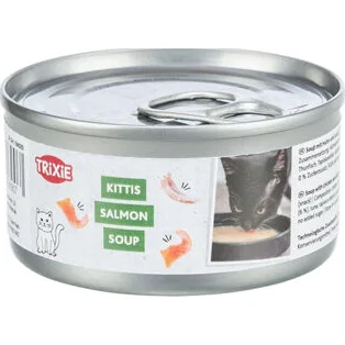 Trixie Kittis Soup - Kip en zalm - 4 x 80 g