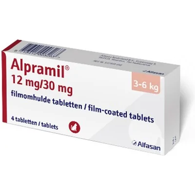 Alpramil Ontworming - Middelgrote/Grote Kat - 4 tabletten