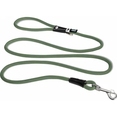 Curli Stretch Comfort Leash - Moss - L
