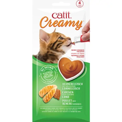 Catit Creamy - 4 x 10 g - Kip & Lam