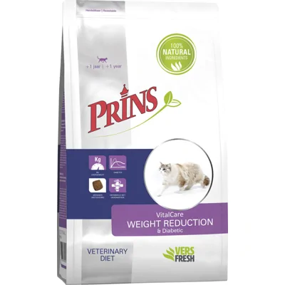 Prins VitalCare Veterinary Diet Weight Reduction & Diabetic - 2 x 1,5 kg
