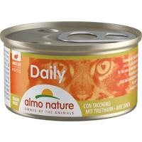 Almo Nature Dailymenu kat mousse kalkoen 85gr
