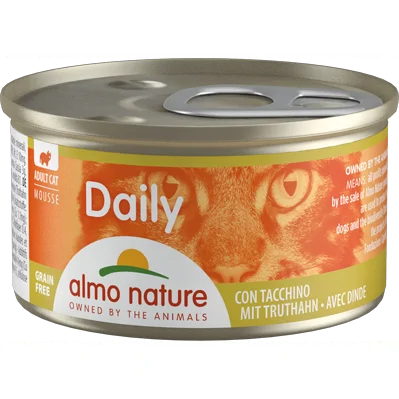 Almo Nature Dailymenu kat mousse kalkoen 85gr