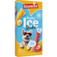 Rosewood Fruity Icesticks banaan en aardbei 4x40gram product name