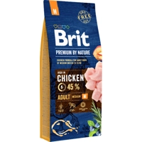Brit Premium by Nature Adult M hondenvoer 15 kg