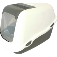Kattentoilet Open Top (57x39x41cm) Grijs/Wit