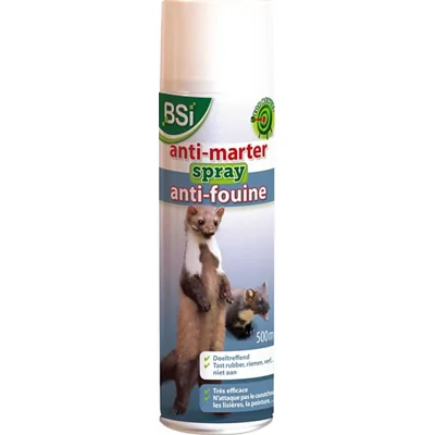 Anti Marterspray Tegen Marters - Tast de ondergrond niet aan - Ook ideaal voor auto's - Niet giftig