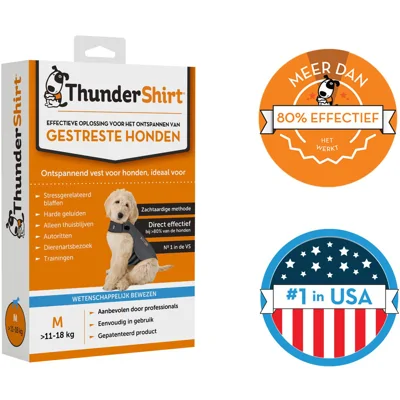 Thundershirt Hond Medium>11 - 18 kg