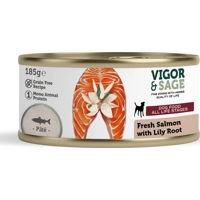 Vigor&Sage Hondenvoer Vers-in-Blik Zalm - Lily Root 185 gr