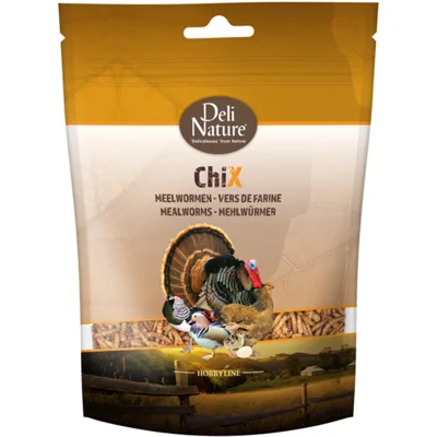10x Deli Nature Chix Meelwormen 200 gr