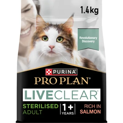 Purina Pro Plan LiveClear Sterilised Cat Food Adult - Zalm - 1,4 kg