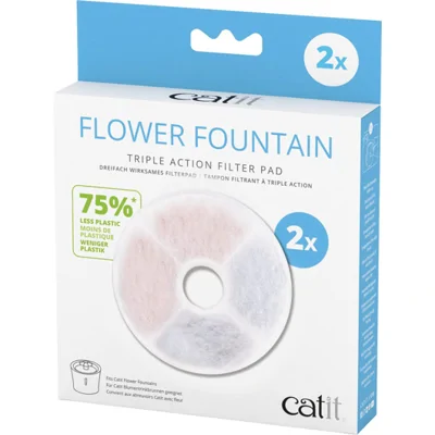 Catit Flower Fountain Triple Action Filters - 2 stuks