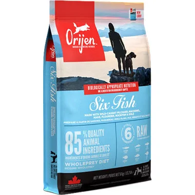 Orijen Six Fish Dog Whole Prey - 2 x 11,4 kg