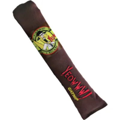 Yeowww Sigaar Met Catnip Bruin 18 cm