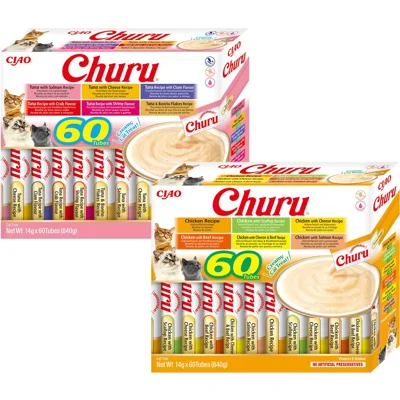 Inaba Churu Variety Box - 60 stuks - Chicken variety - 60 stuks