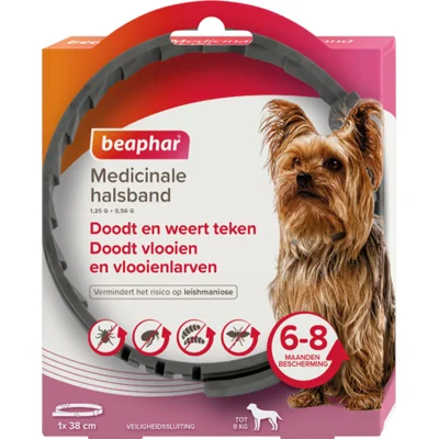 Beaphar Medicinale Halsband hond Tot 8 kg