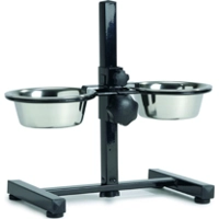 Beeztees Voerbak Standaard RVS Bak 13cm Zwart