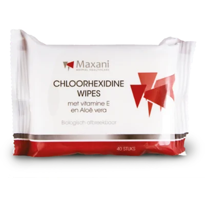 Maxani Chloorhexidine doekjes hond