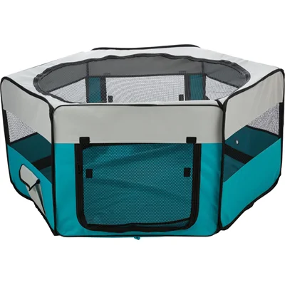 Trixie puppy ren turquoise / grijs 130x130x55 cm