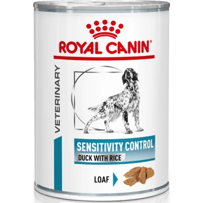 Royal Canin Veterinary Sensitivity Control eend met rijst natvoer hond (paté) 1 tray (12 x 410 g)