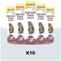 10x GimCat Pasta Malt-Soft Extra 50 gr