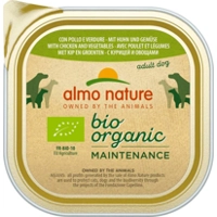 18x Almo Nature Bio Organic Maintenance Hondenvoer Kip&Groenten 300 gr