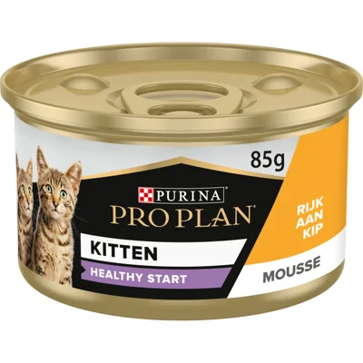 24x Pro Plan Cat Blik Mousse Kitten Kip 85 gr
