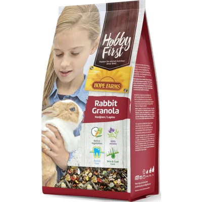 3x HobbyFirst Hope Farms Konijn Granola 2 kg