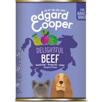 6x Edgard&Cooper Blik Vers Vlees Hondenvoer Rund 400 gr